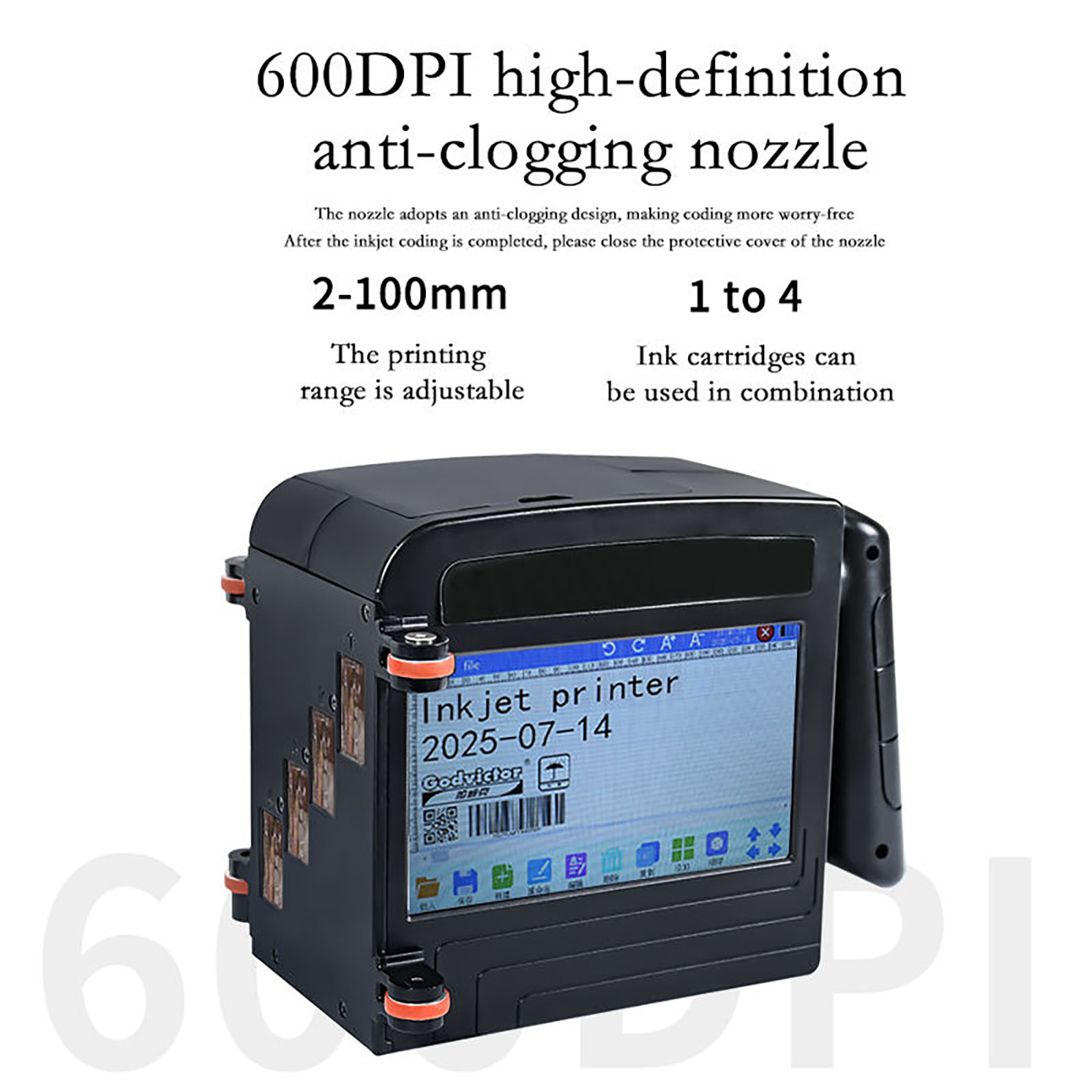 ZM-C100 10cm 휴대용 잉크젯 프린터, 600D - Barcode Printer 리뷰 및 가격
